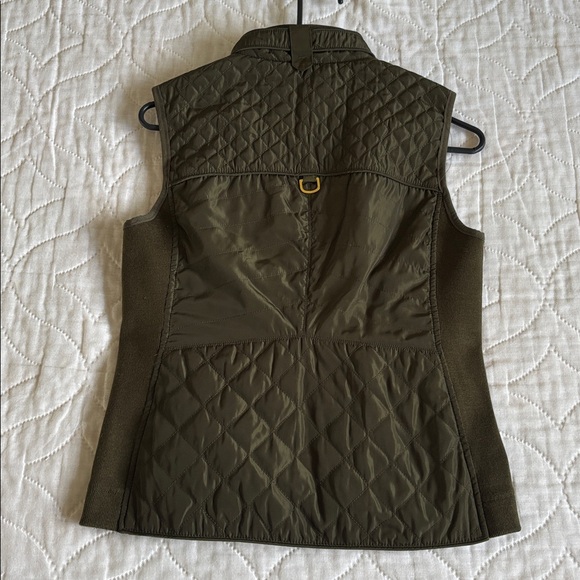 Tyler Boe Green Quilted Moto Vest XS - Picture 7 of 10